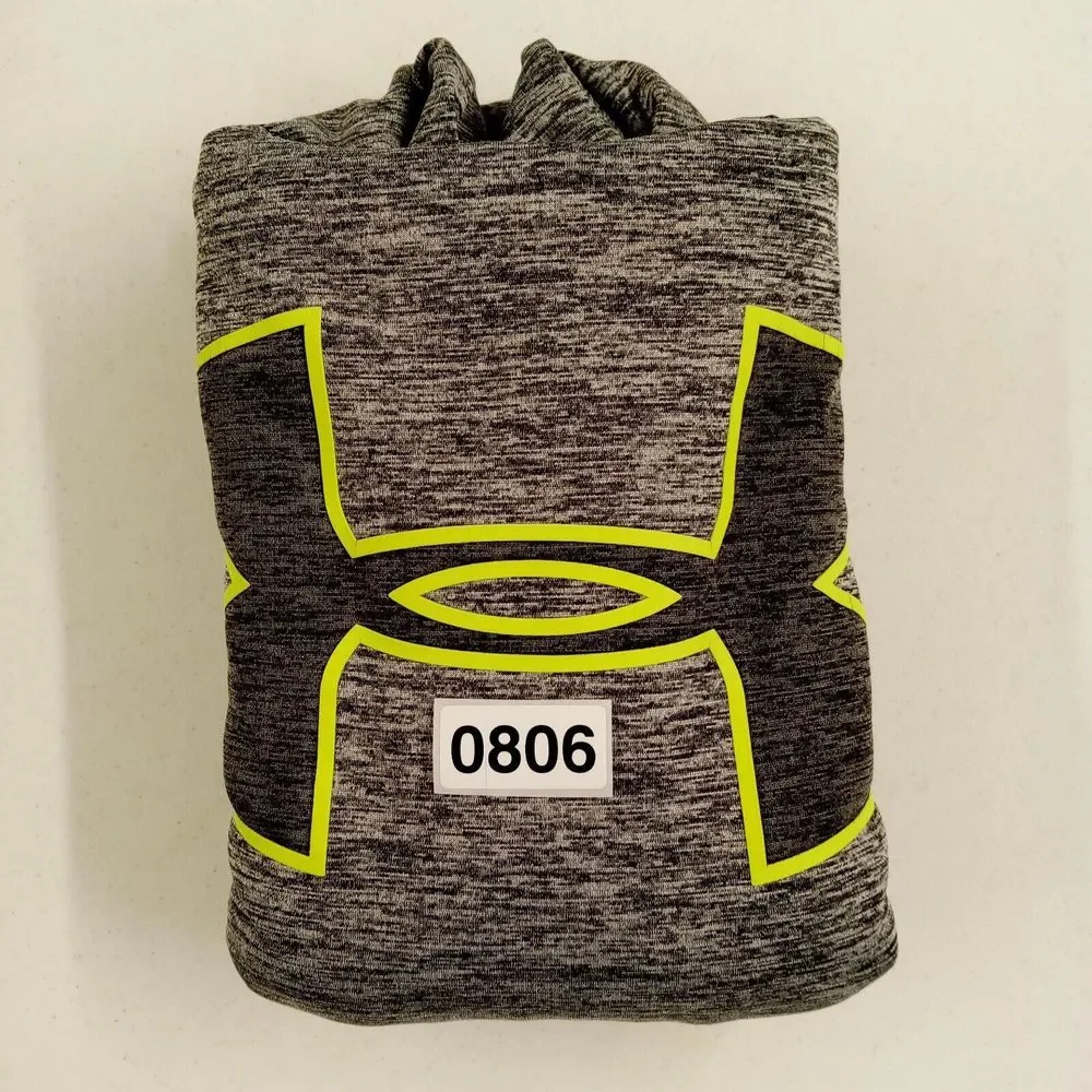 Under‎ Armour Youth Large Hoodie Polyester Log Sleeve Gray Pullover